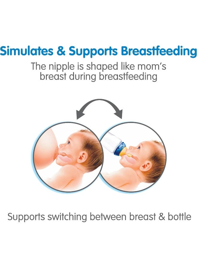 NUK زجاجة حليب نوك بترتيب مثالي، نقاط، 3 قطع (عبوة من 1) - Image 2