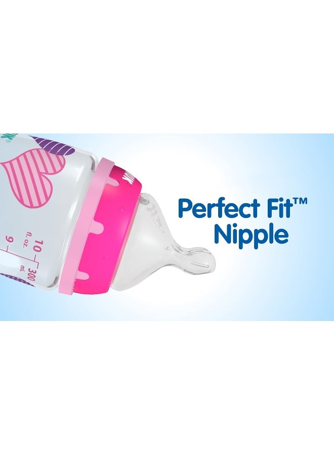 NUK زجاجة حليب نوك بترتيب مثالي، نقاط، 3 قطع (عبوة من 1) - Image 4