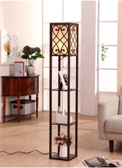 NKX Nordic Modern Bedroom Linen Cover Standing Floor Vertical Lamp With 9W Bulb  - Image 2