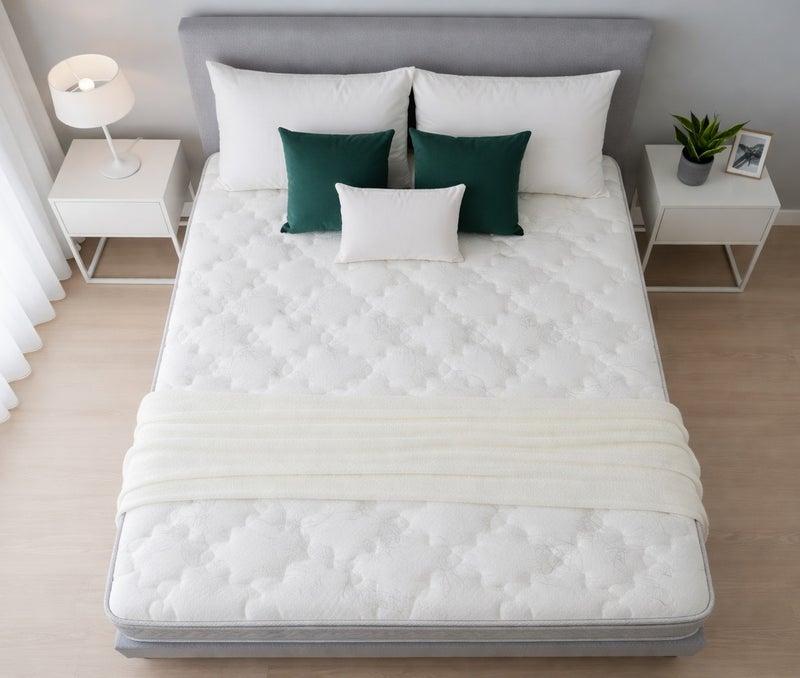 ريكسال هوم مرتبة Euro Seren بارتفاع 20 سم مع Pillow Top ونظام زنبركات الجيب، تخفيف الضغط وعزل الحركة، دعم طبي متوسط الصلابة لنوم صحي – مقاس 140 × 200 سم - Image 3