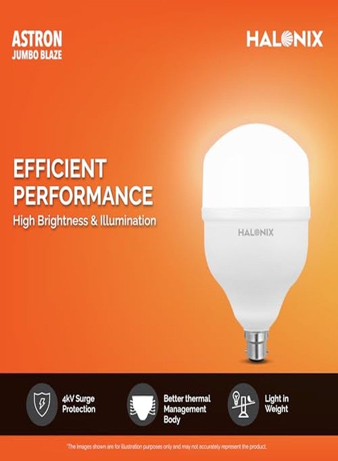 Halonix مصباح هالونيكس جامبو LED بقوة 30 واط | ضوء نهاري بارد (6500 كلفن) | عبوة من قطعة واحدة | موفر للطاقة | حماية من زيادة التيار حتى 4 كيلو فولت | قاعدة B22 | مصباح LED عالي القدرة - Image 4