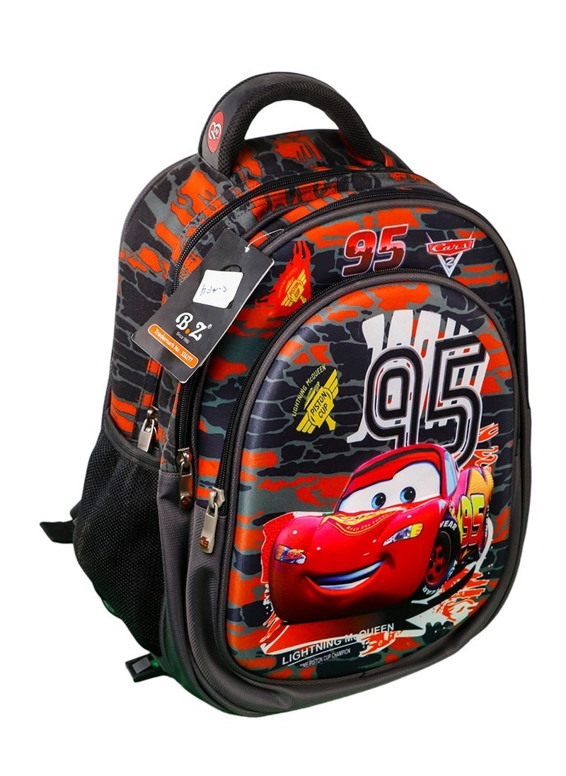 Generic Disney Cars 2 Lightning McQueen School Backpack Size 16.5 - 992B  - Image 2