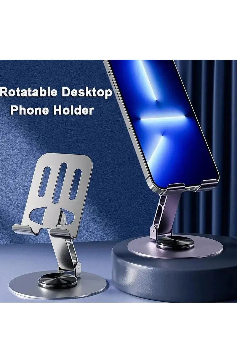 ZEROSPACE Foldable Mobile Stand 360° Adjustable Mobile Holder for Desk & Office Use - Image 3