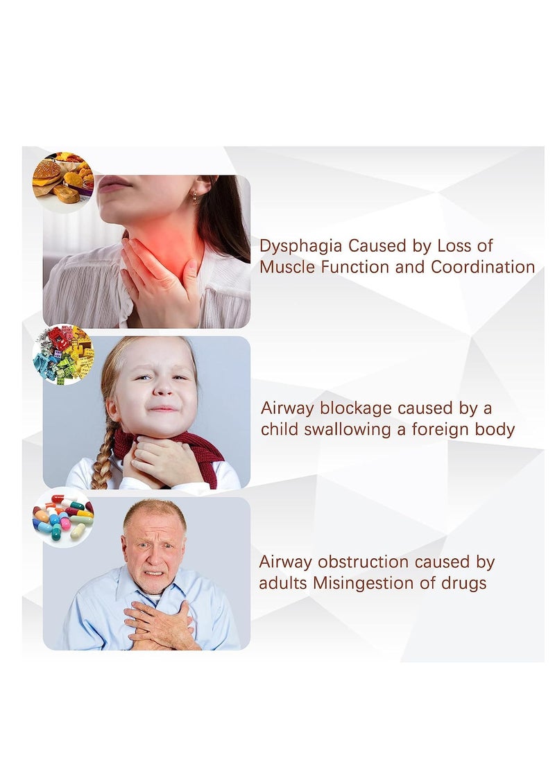 Generic - Choking Emergency Device, professional asphyxia first aid device for adults and children, suction obstruction device, and breathing trainer, with 2 masks of different sizes - Image 1