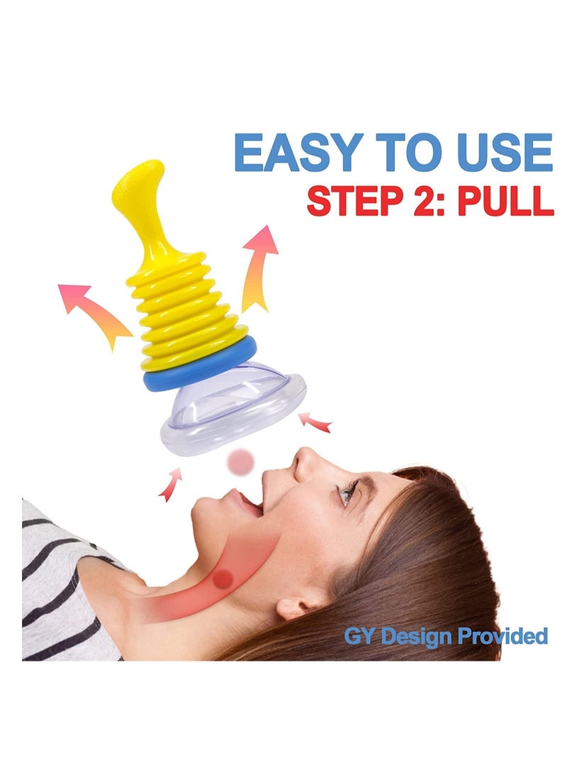 Generic - Choking Emergency Device, professional asphyxia first aid device for adults and children, suction obstruction device, and breathing trainer, with 2 masks of different sizes - Image 1