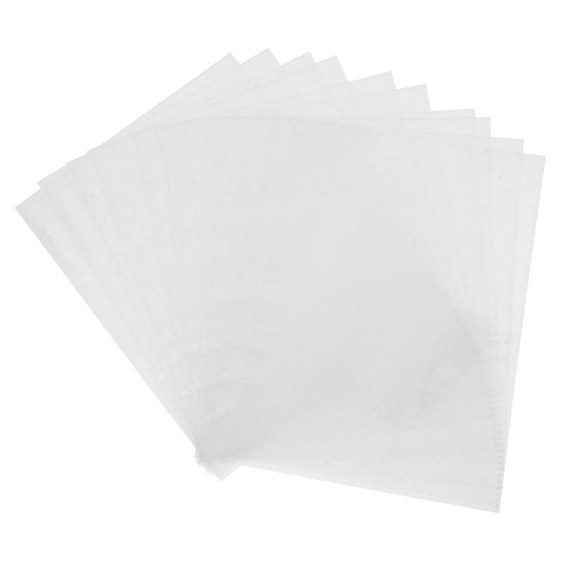A5 6 Ring Binder Plastic Sleeve Inserts 50pcs Double Sided Pockets For Photos Documents Cards Cash Notes - Image 2