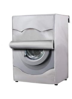 HOOKOR Washer Dryer Cover, Silver Coating Oxford Cloth Full-automatic Roller Washing Machine Washer Dryer Cover, Waterproof Sun-resistant Dust Cover (M)  - Image 1