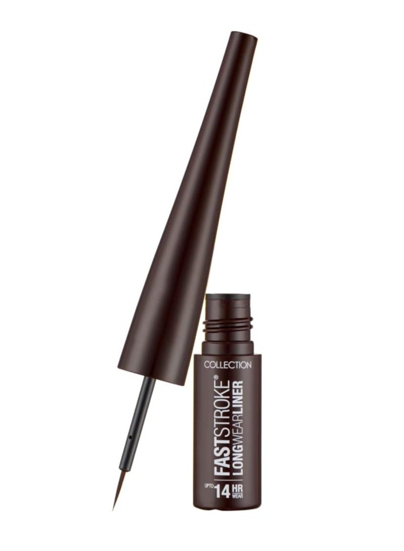 Collection كحل فاست ستروك 4 مل - بني - Image 3