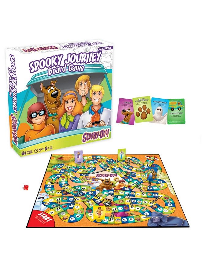 Aquarius Scooby Doo Journey Board Game Fun For Kids & Adults Officially Licensed Scooby Doo Merchandise & Collectibles (97018) Blue White Orange For 96 Months - Image 2