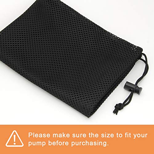 Coolrunner Pump Barrier - 12" x 15.7" Pond Filter Mesh Bag for Biological Filters (Black) - Image 5