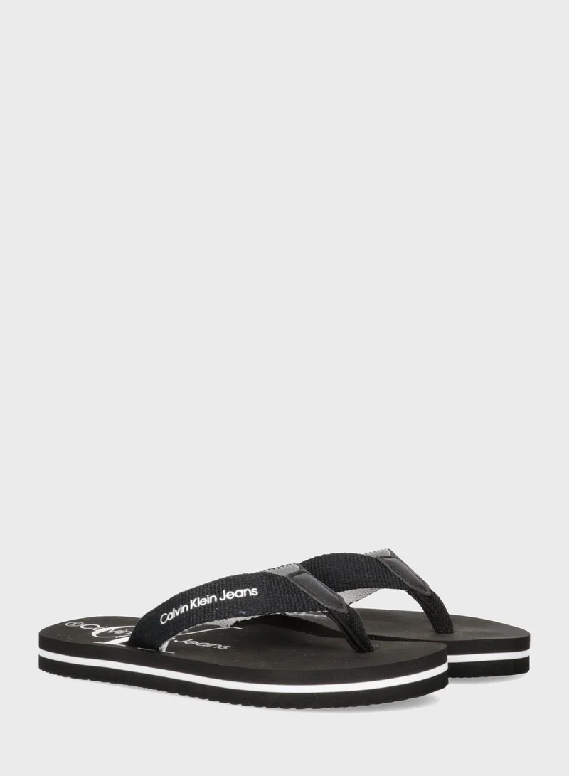 Calvin Klein Jeans Kids Slip On Flip Flop