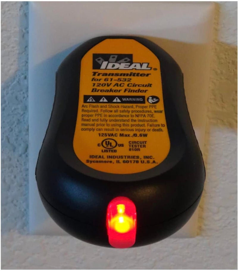 Ideal Industries IDEAL Electrical 61-532 Circuit Breaker Finder 120V,Black/Yellow - Image 4