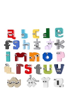 Y&D Alphabets Lower case A-Z Building Blocks Toys Set 538 Pieces for Game Model Toys Ideas Collectible Building Bricks Birthday Gift For Kids  - Image 1
