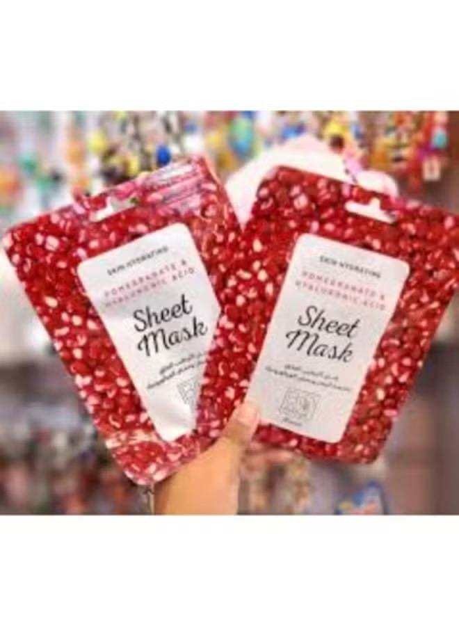 Bobana Pomegranate & Hyaluronic Acid Sheet Mask(2) - Image 1