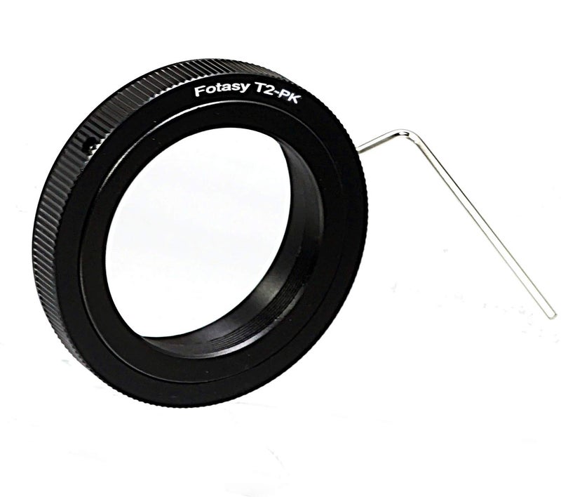 Fotasy حلقة محول عدسة تلسكوب Fotasy القابلة للتعديل T/T2 إلى كاميرا DSLR بتركيب Pentax K، متوافقة مع K-70 K-1 K-3 II K-S2 K-S1 K-3 K-50 K-30 K-5 IIs K-5 II K-5 K-500 K-50 K-30 K-x K-7 K-m K2000 K20D - Image 1