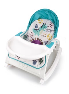 TEKNUM TEKNUM Multifunctional Rocker/ Feeding Chair/Baby Seat/Recliner - Dinosaur Blue  - Image 1
