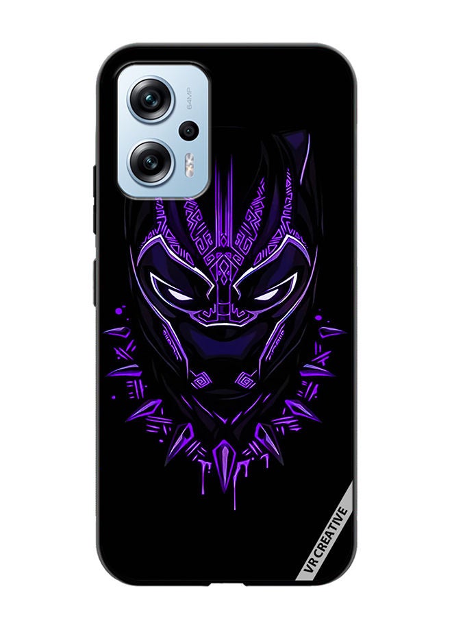 VR CREATIVE Protective Case Cover For Xiaomi Poco X4 GT Black Panther Design Multicolour - Image 1