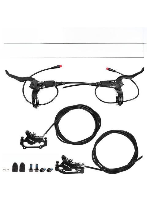 NUTT Electric Skateboard Foldable E-Bike Magnetic Brake Before and after a set of reverse installation 160mm