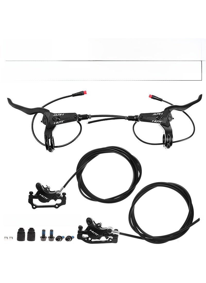 NUTT Electric Skateboard Foldable E-Bike Magnetic Brake Before and after a set of reverse installation 160mm