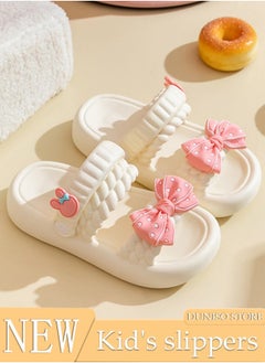 DUNISO Kid's Sandals Bathroom Non-Slip Open Toe Lightweight Shower Slippers Extremely Comfy Quick Drying Sandals with Adjustable Heel Strap Cushioned Thick Sole Beach Pool Shoes Indoor & Outdoor  - Image 1