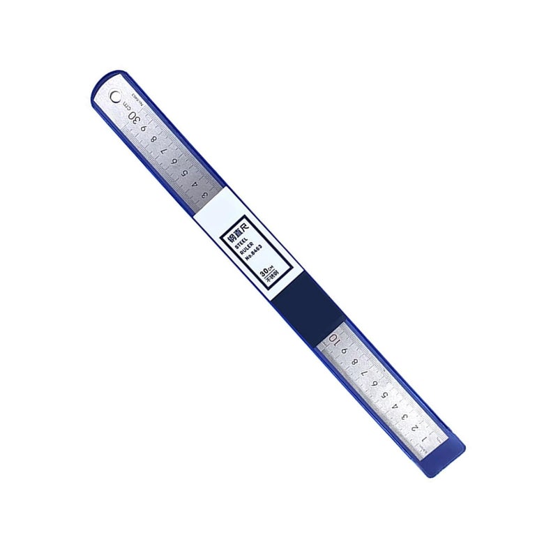 Stainless Steel Metal Ruler 15cm 20cm 30cm Straight Edge Measuring Tool - Image 2