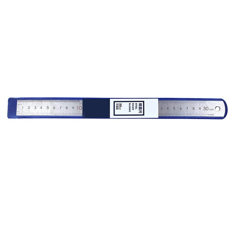 Stainless Steel Metal Ruler 15cm 20cm 30cm Straight Edge Measuring Tool - Image 5