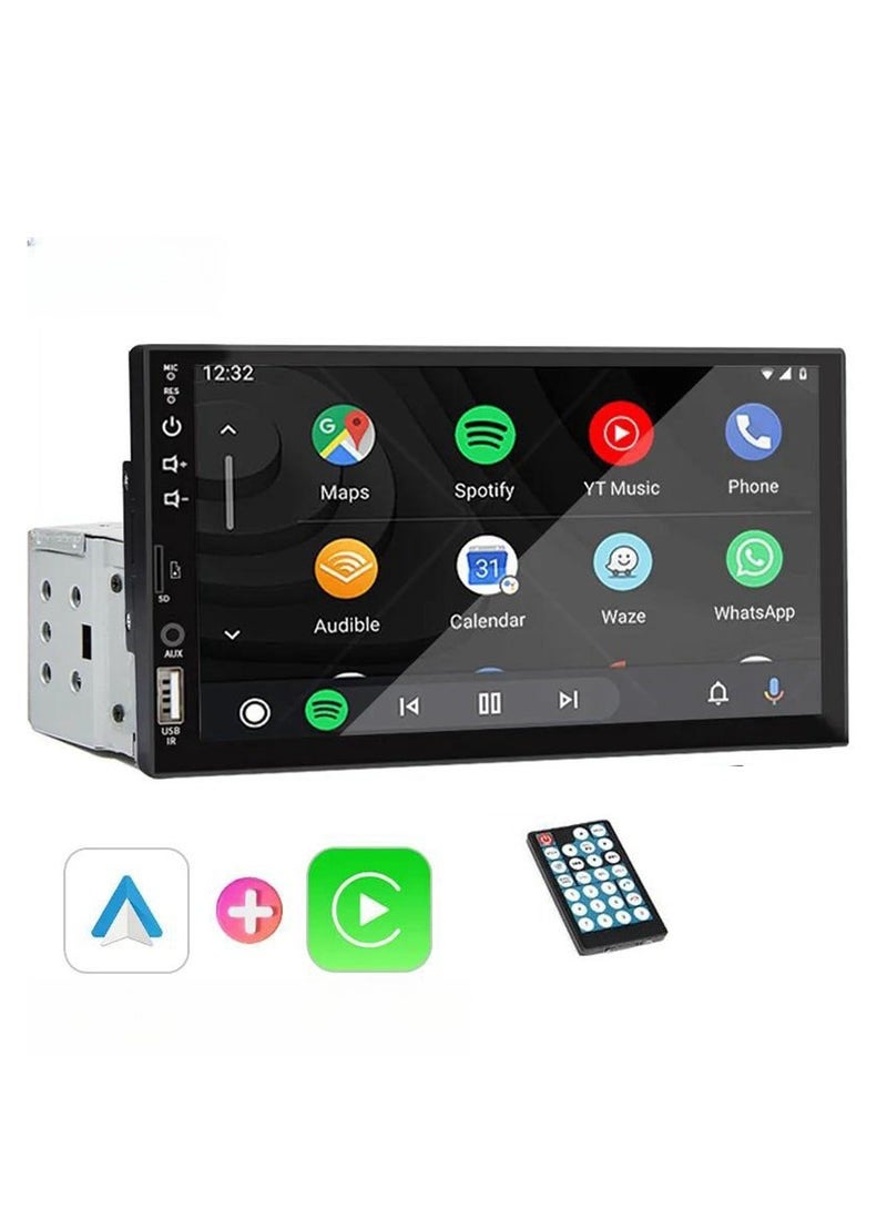 Furtey 7'' Arabic Car Screen - Wireless Apple CarPlay & Android Auto, HD 1080P Heat-Resistant Touchscreen, GPS with GCC Maps, Bluetooth 5.1, Night Vision Backup Camera for Middle East Cars - Image 1