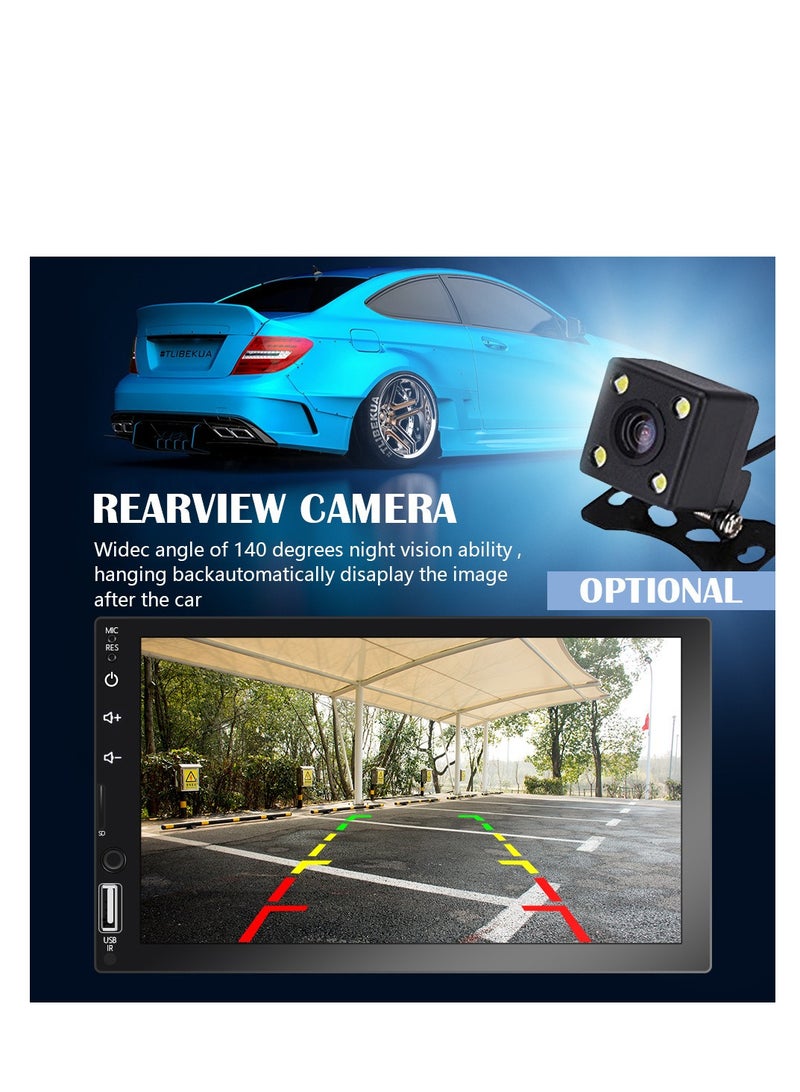 Furtey 7'' Arabic Car Screen - Wireless Apple CarPlay & Android Auto, HD 1080P Heat-Resistant Touchscreen, GPS with GCC Maps, Bluetooth 5.1, Night Vision Backup Camera for Middle East Cars - Image 4