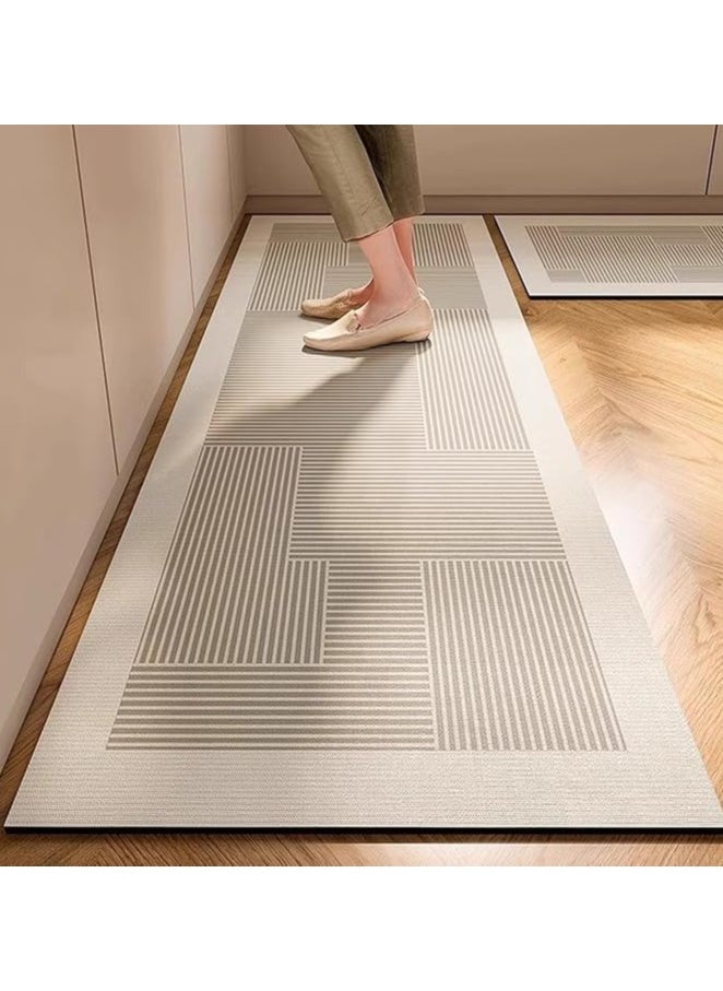 TYCOM Diatom Bath Mat Super Absorbent Bathtub Mat with Non-Slip Anti-Slip Bathroom Floor Mats and Quick Dry Bath Rug Thickened Soft Easier Clean Carpet 40 By 60 and 40 By 120 CM 