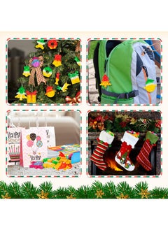 PICcircuit 24 Pack Christmas Party Favors Pop Fidget Toys Bulk Keychain Its Christmas Goodie Bag Stuffers Christmas Stocking Stuffers Kids Christmas Toys Birthday Students Small Kid Classroom Prizes Bulk Toys It  - Image 5