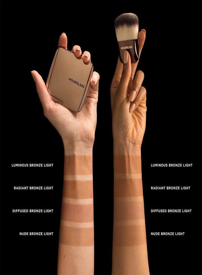 Hourglass Ambient Lighting Bronzer in Nude Bronze Light. Highlighting Bronzer for a Natural Sun-Kissed Glow. Vegan and Cruelty-Free. - Image 3