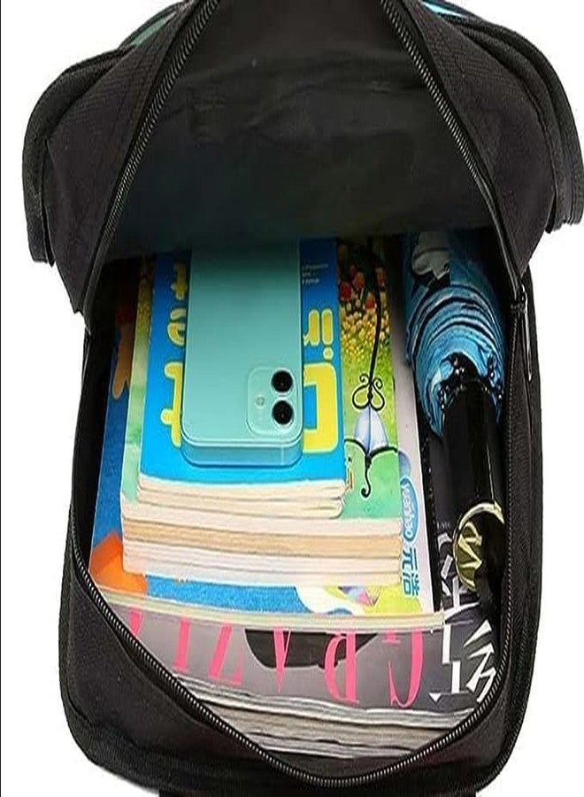 AREO School Backpack Cute 3D / 2D Cartoon Bookbag School Bag Daypack Aesthetic 2D Drawing Canvas Bag (Yellow) - Image 5