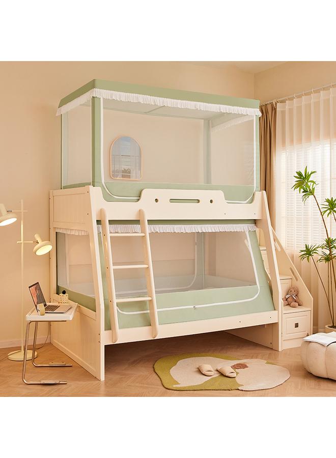 Bluejw Class A Printed Shading Bed Curtain For Mother And Child Bed Mosquito Net For Home Children And Baby Anti-fall Anti-mosquito Up And Down Student Dormitory - Image 1