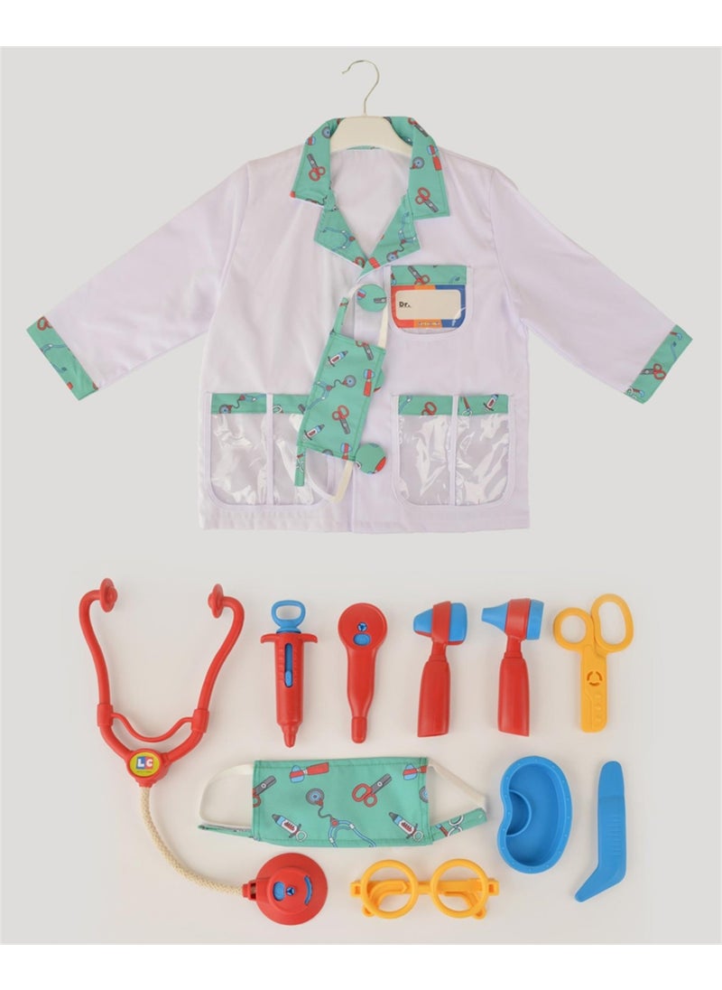 Let's Be Child LC Red Doctor Set and Children's Costume  - Image 1