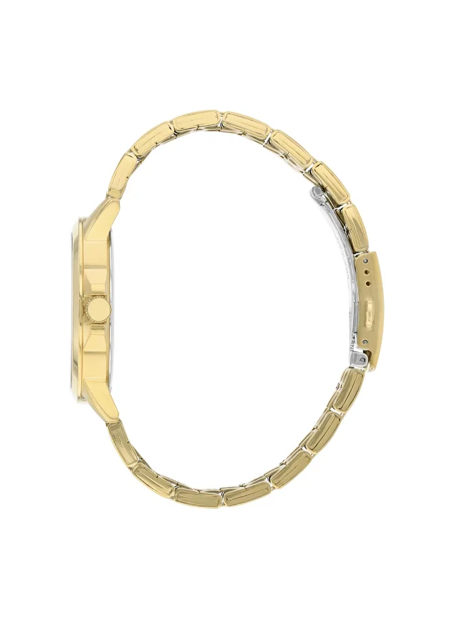 CITIZEN Men's Stainless Steel Strap with Gold Plating Quartz Standard Watch BF2013-56P - 41 mm