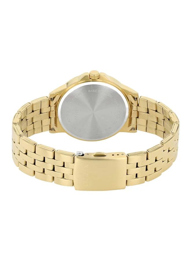 CITIZEN Men's Stainless Steel Strap with Gold Plating Quartz Standard Watch BF2013-56P - 41 mm