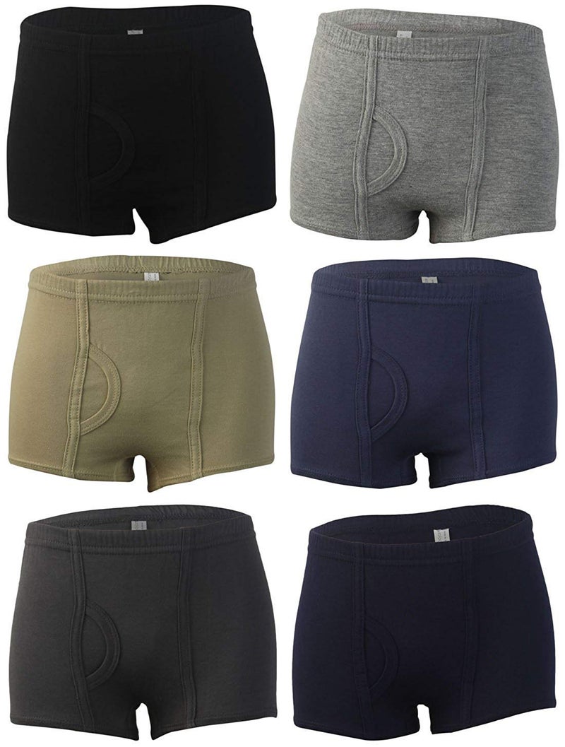 BODYCARE Solid Boys Trunk Pack of 6 Multicolour (Color & Print May Vary) - Image 4