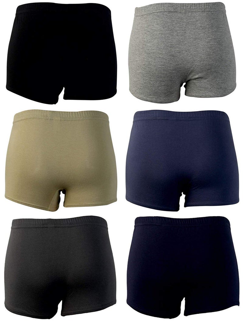 BODYCARE Solid Boys Trunk Pack of 6 Multicolour (Color & Print May Vary) - Image 2