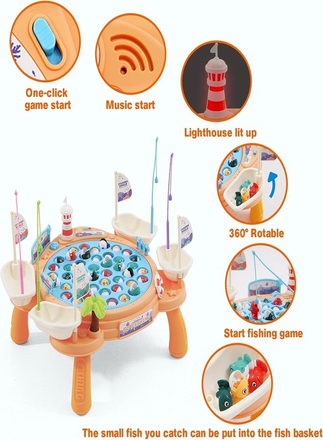 Spindoo Fishing Game Board Games | Fun Playing Items Indoor Pack with Engaging Fish Catching Game for Kids & Smart Fishing Game for Kids 3-5 Years | Indoor Games Including Cute Fish Toys - Image 3