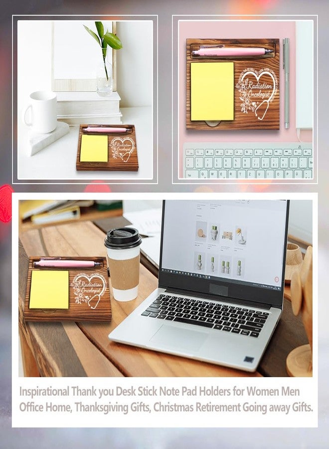 FOKCBOCM Radiation Oncologist Gifts for Women Men, Thank You Appreciation Gifts for Radiation Oncologist Cancer Treatment Specialists, Medical Staff Desk Accessories, Self-Stick Note Pad Holders-DW78 - Image 4