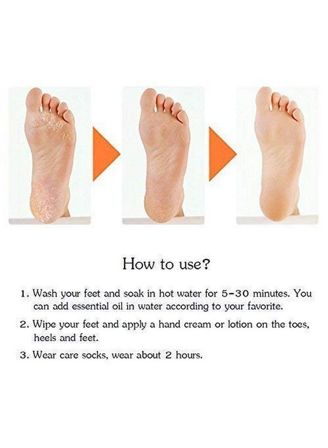 Honexa Moisturizing Silicone Gel Socks for Pain Relief & Cracking, Free Size, Skin Color - Image 3