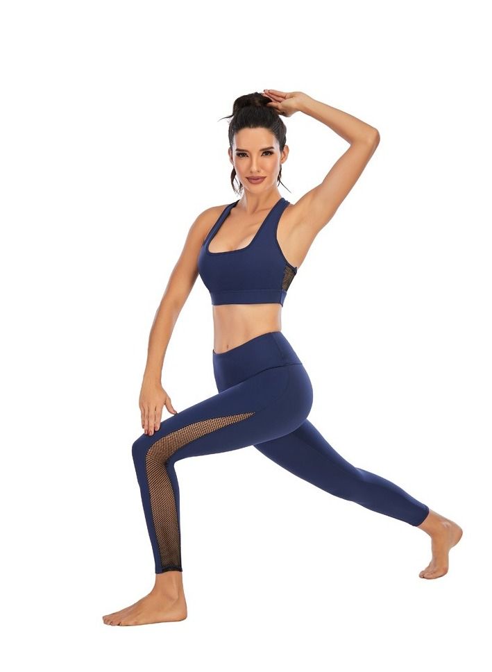 Dee trimmer Luxury High Impact Sports Bra for Women | Fitness Workout & Yoga Bra | Blue Color | Supportive and Comfortable Activewear  - Image 5