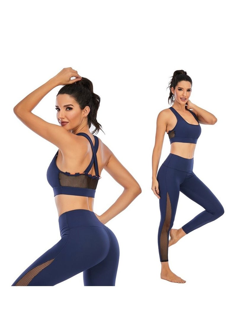 Dee trimmer Luxury High Impact Sports Bra for Women | Fitness Workout & Yoga Bra | Blue Color | Supportive and Comfortable Activewear  - Image 2