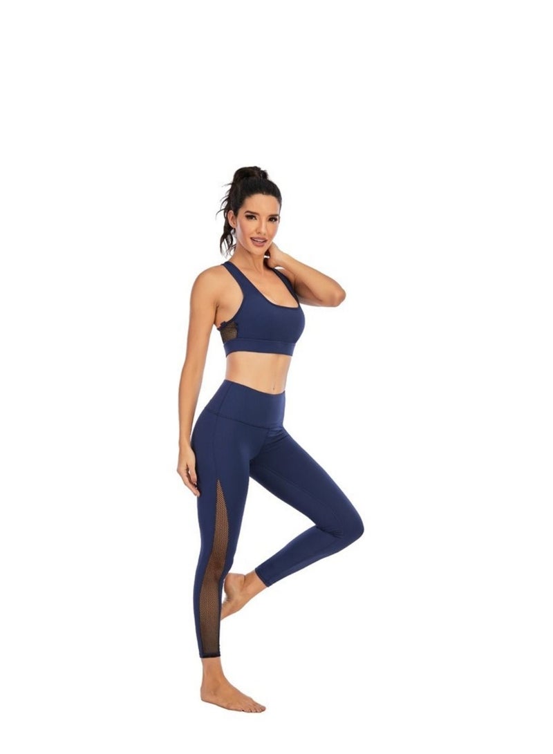 Dee trimmer Luxury High Impact Sports Bra for Women | Fitness Workout & Yoga Bra | Blue Color | Supportive and Comfortable Activewear  - Image 4
