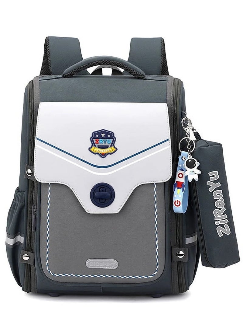 ZIRANYU Children Primary School Bags Oxford Waterproof Kids School