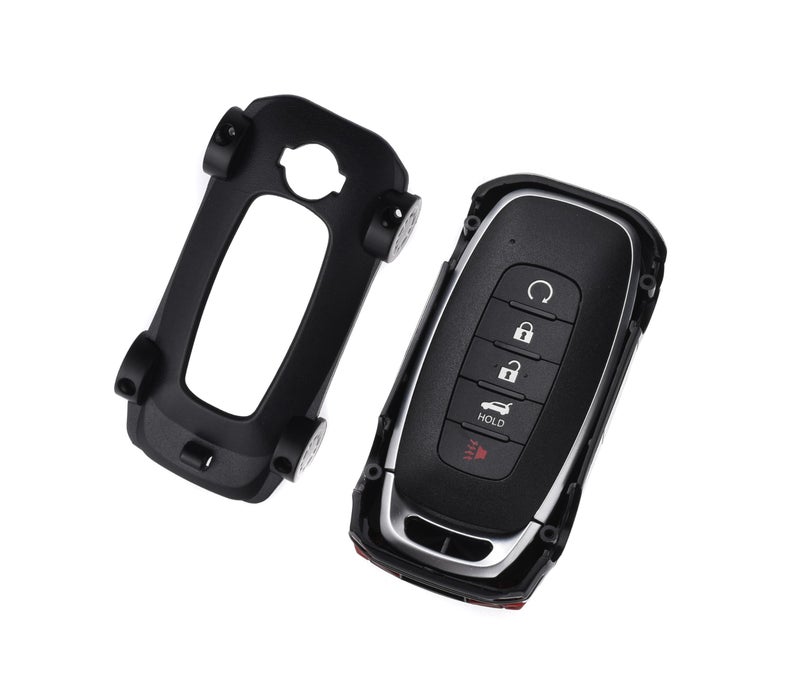 TopGrit for Nissan 2023 2024 Rogue Pathfinder SL Platinum Key Fob Cover, compatible with 3/4/5 Buttons Smart Remote Key - Black - Image 5