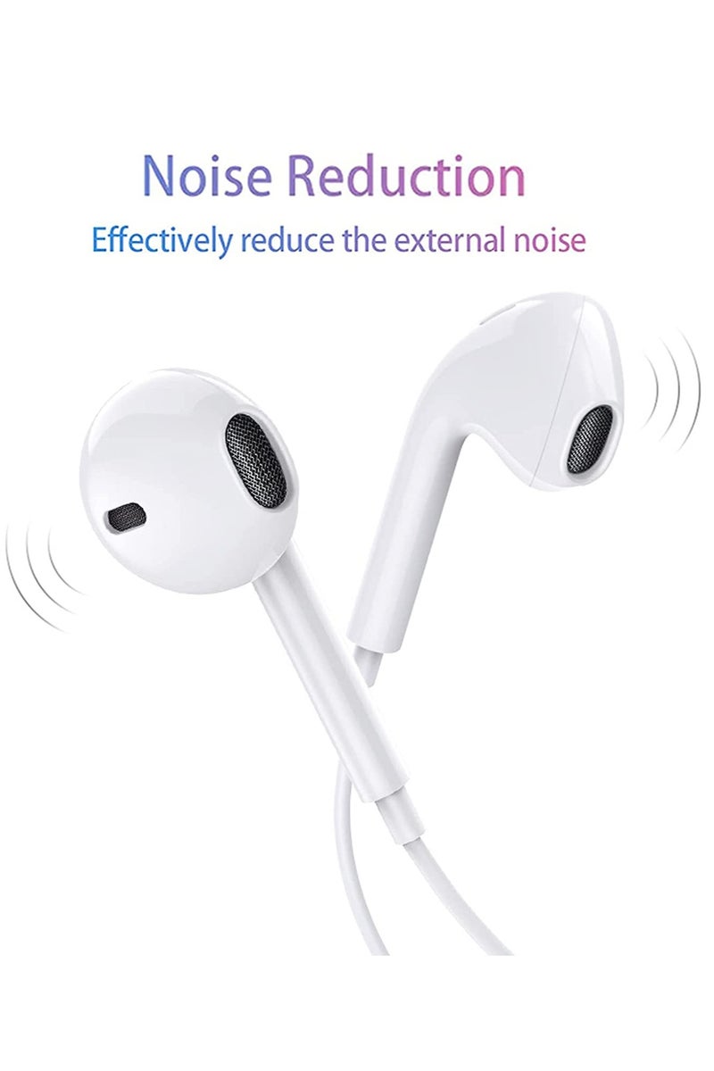 1Pack USB C Headphones,  Type C Headphones Compatible with iPhone 15/16/17 Pro Max Wired Earphones USB C Built-In Microphone and Volume Control Type C Earphones for Galaxy S26 Ultra/S25/S24/23/S22/Ultra Note 10/20 and Google Pixel 10/10 Pro/9/9A/8/7/6A/5/4XL and Redmi Note 14/13/12/11/10/9 GT 7/6/4 and Mi 15/14/13/12/11/10 - Image 2