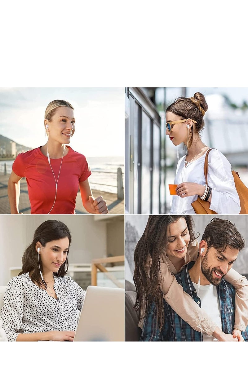 1Pack USB C Headphones,  Type C Headphones Compatible with iPhone 15/16/17 Pro Max Wired Earphones USB C Built-In Microphone and Volume Control Type C Earphones for Galaxy S26 Ultra/S25/S24/23/S22/Ultra Note 10/20 and Google Pixel 10/10 Pro/9/9A/8/7/6A/5/4XL and Redmi Note 14/13/12/11/10/9 GT 7/6/4 and Mi 15/14/13/12/11/10 - Image 4