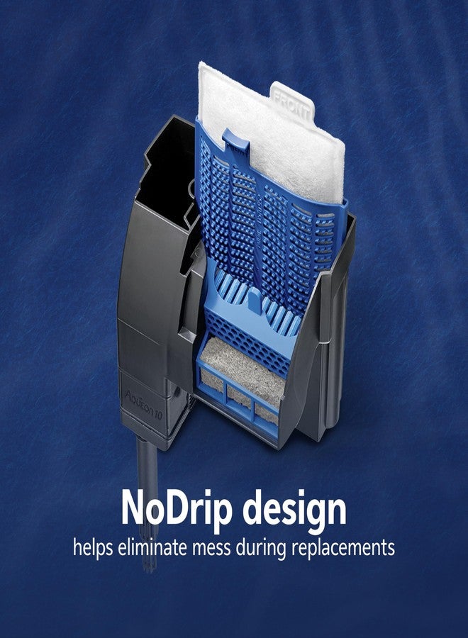 Aqueon PRO Replacement Filter Cartridges, NoDrip Design, for Freshwater and Saltwater Aquariums, Medium, 3 Pack - Image 3