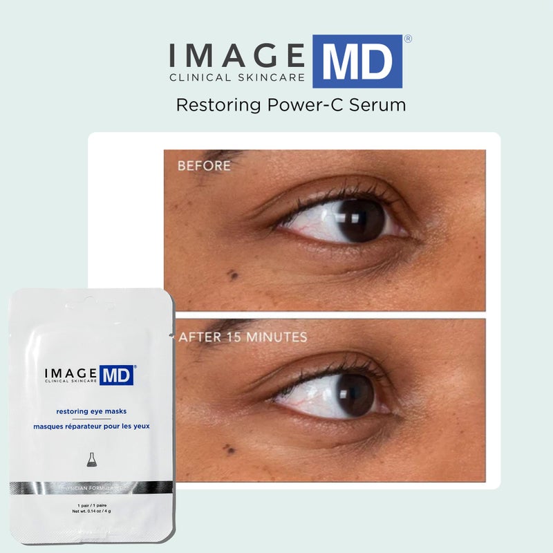 IMAGE Skincare, IMAGE MD Restoring Eye Masks, Hydrating Hydro-Gel Under Eye Masks, Visibly Firms and Hydrates with Triple Hyaluronic Acid, 1 pair - Image 5